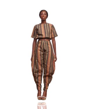 Striped Two-Piece Set